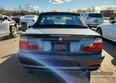 2002 BMW 325 Ci from USA, damaged, VIN WBABS33462PG88633